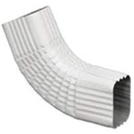 Grilltown 27065 Aluminum Gutter Elbow - White GR106281